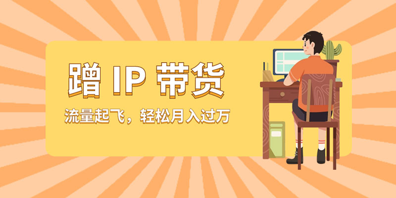 蹭 IP 带货：流量起飞，轻松月入过万 - 吾爱随笔资源网