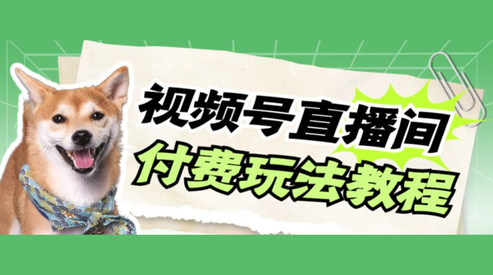 视频号美女付费无人直播，轻松日入500+（详细玩法教程） - 吾爱随笔资源网